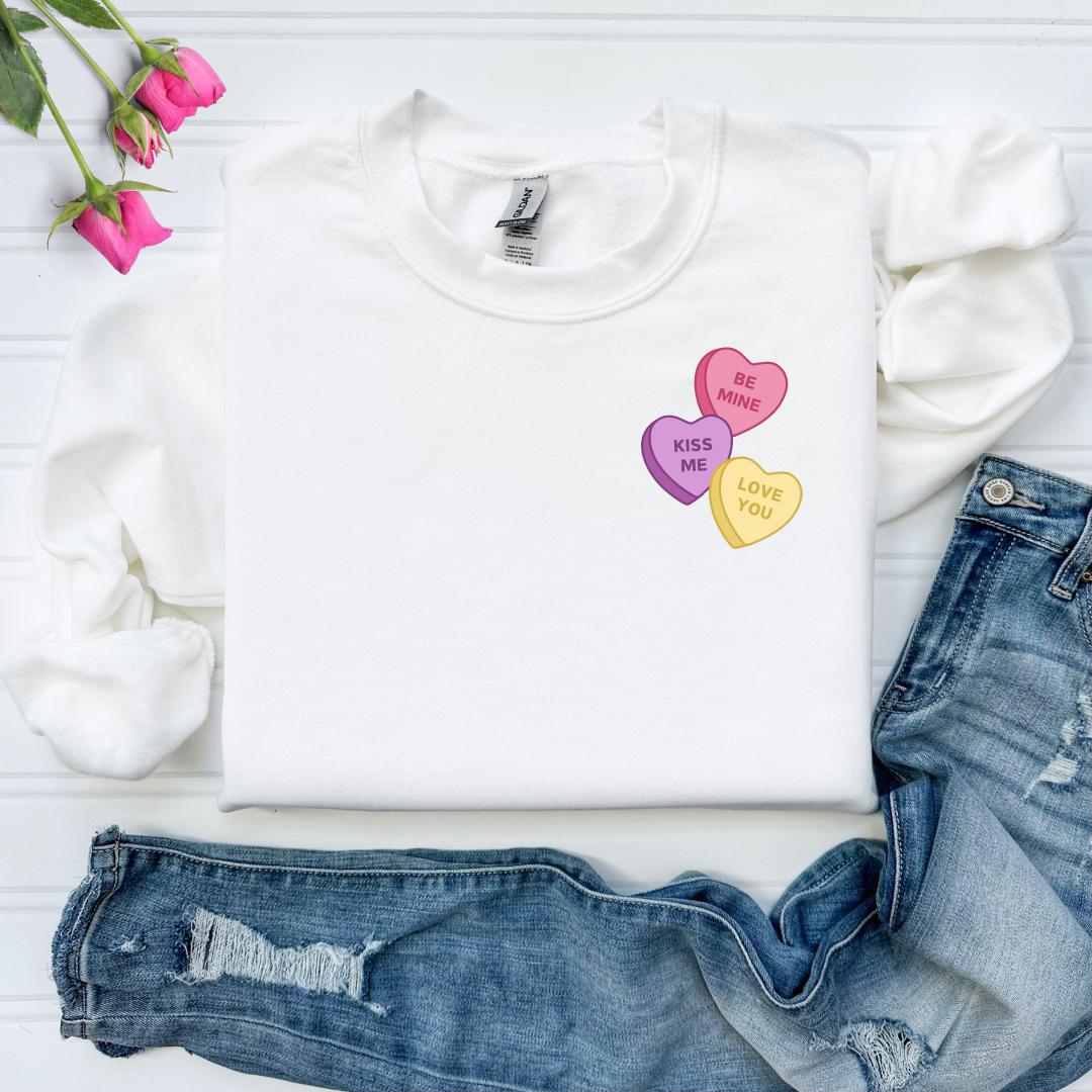 Be Mine Candies Sweatshirt